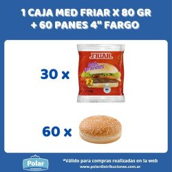 1 CAJA MEDALLÓN FRIAR X 80...