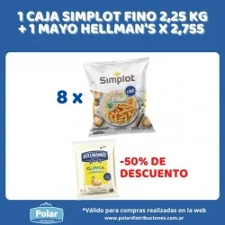 1 CAJA FINO SIMPLOT 8 X...