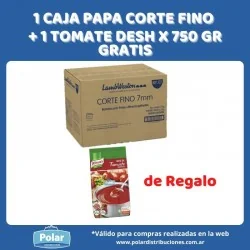 1 CAJA PAPA CORTE FINO + 1...