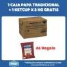 1 CAJA PAPA TRADICIONAL 15 KG + 1 KETCHUP HELLMANN´S X 3 KG