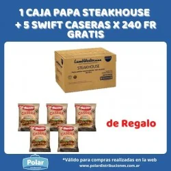 1 CAJA PAPA STEAKHOUSE + 5...