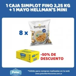 1 CAJA FINO SIMPLOT 8 X...