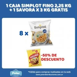 1 CAJA FINO SIMPLOT 8 X...