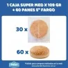 1 CAJA SUPER MED SWIFT 109 GR + 60 PANES FARGO