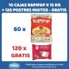 10 CAJAS RAPIPAP + 120 MIXTOS GRATIS