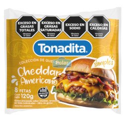 Cheddar Americano Fetas 8...