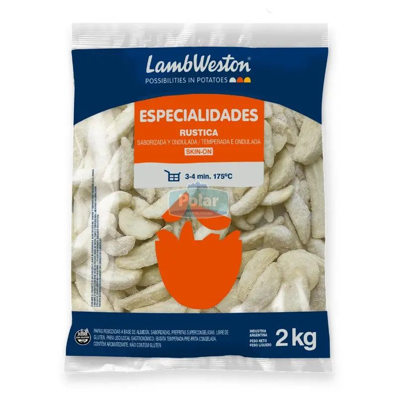 Gajos Ondulados Saborizados 2 kg