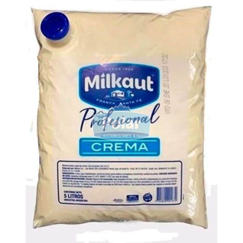 Crema de Leche 39% Sachet 5 Lt